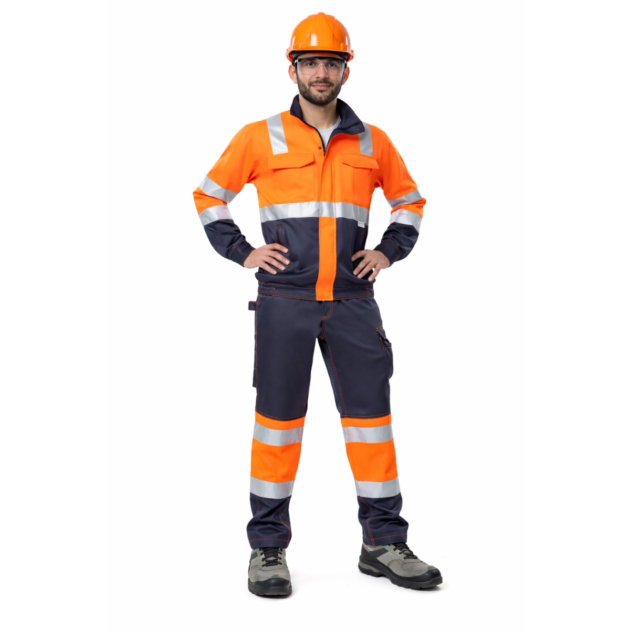 J&P Haute Visibilité ORANGE CAT-PRO