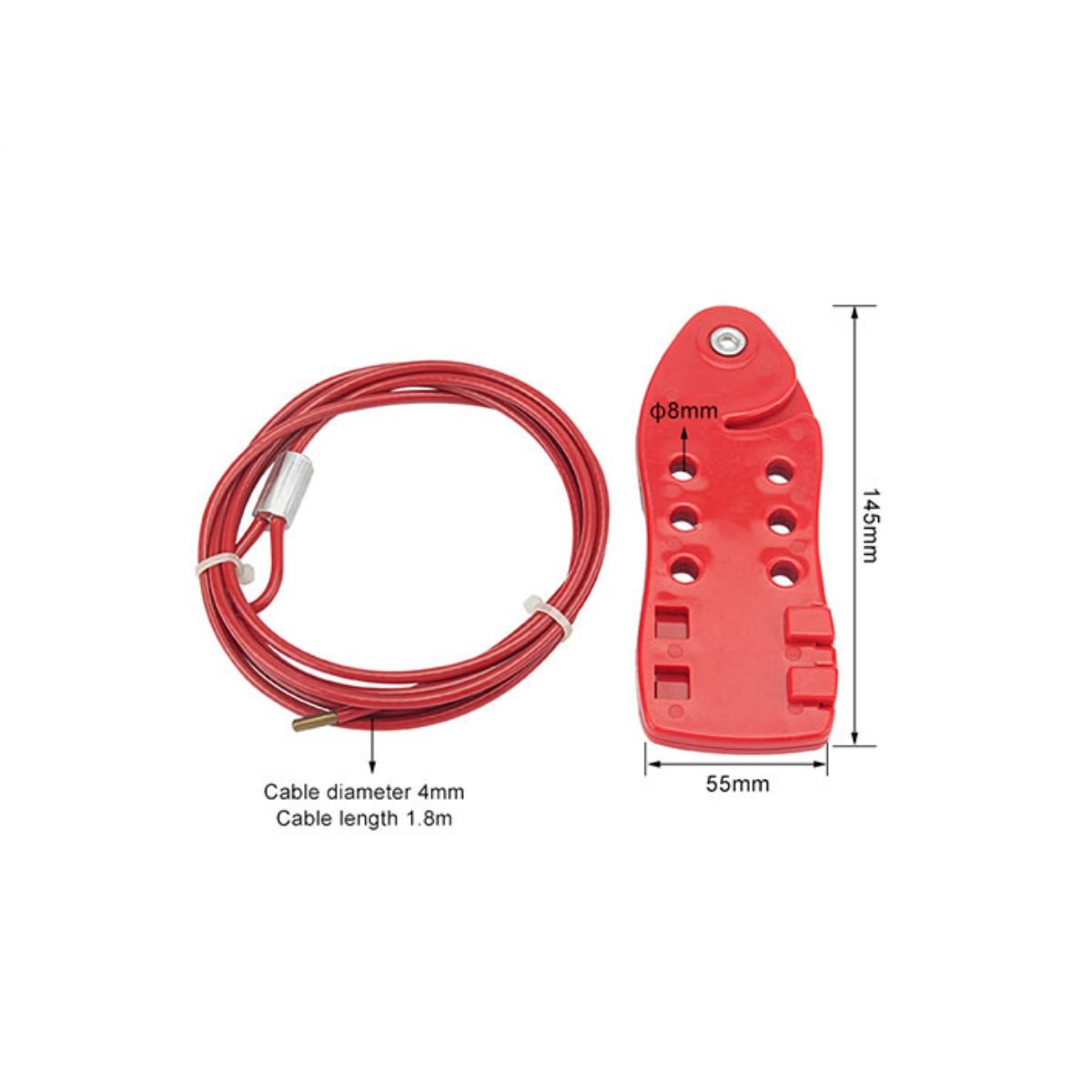 Câble de Verrouillage économique 4mm x 2m – Image 3