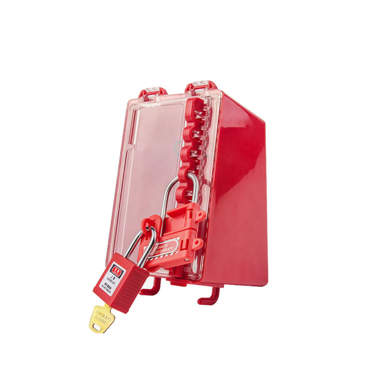 Mors de verrouillage avec poignée en plastique rouge PZ-M34 – Image 5