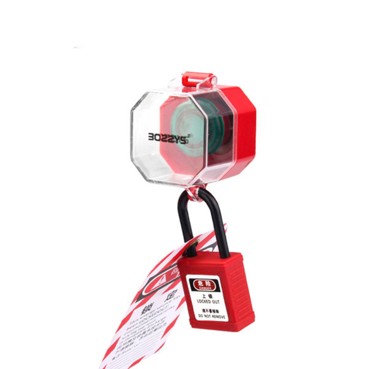 Couvercle de verrouillage de sécurité à bouton-poussoir PZ-E52A