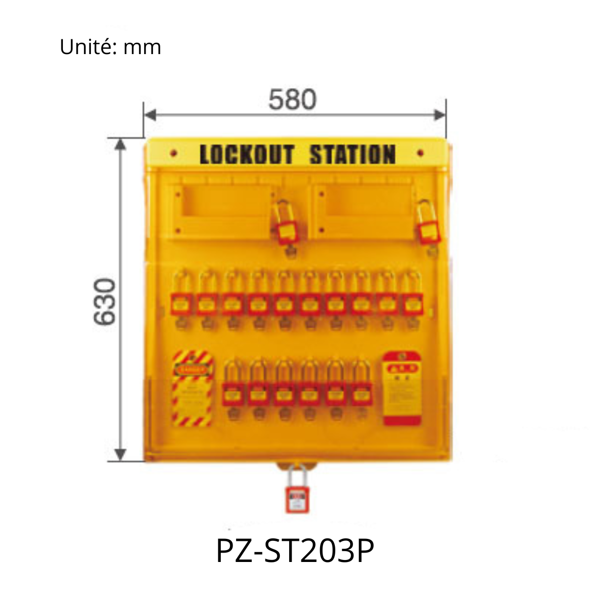 Station de verrouillage avancée combinée PZ-ST203 – Image 2
