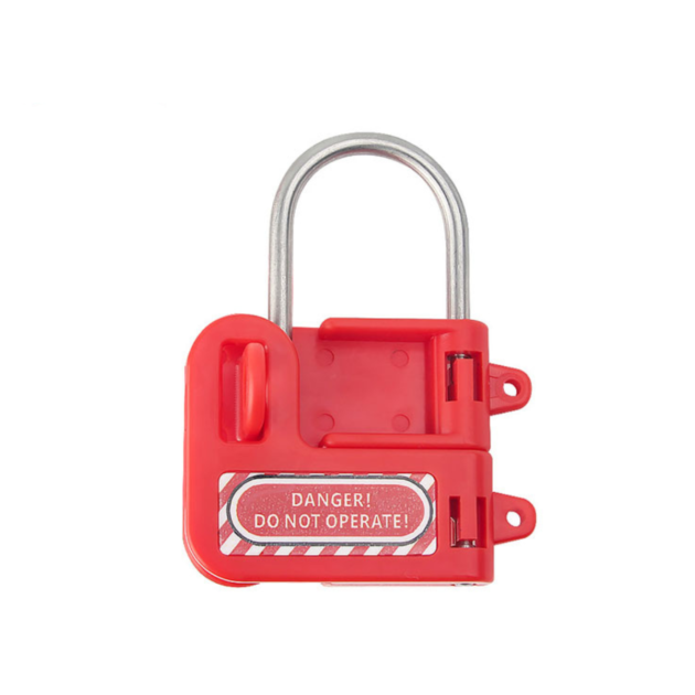 Mors de verrouillage avec poignée en plastique rouge PZ-M34