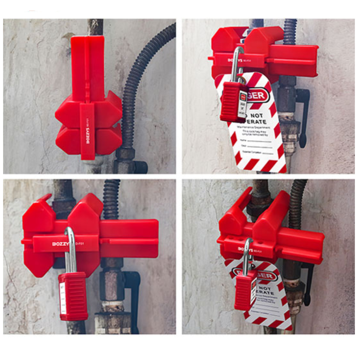 Verrouillage de robinet à tournant sphérique réglable PZ-V01D – Image 3