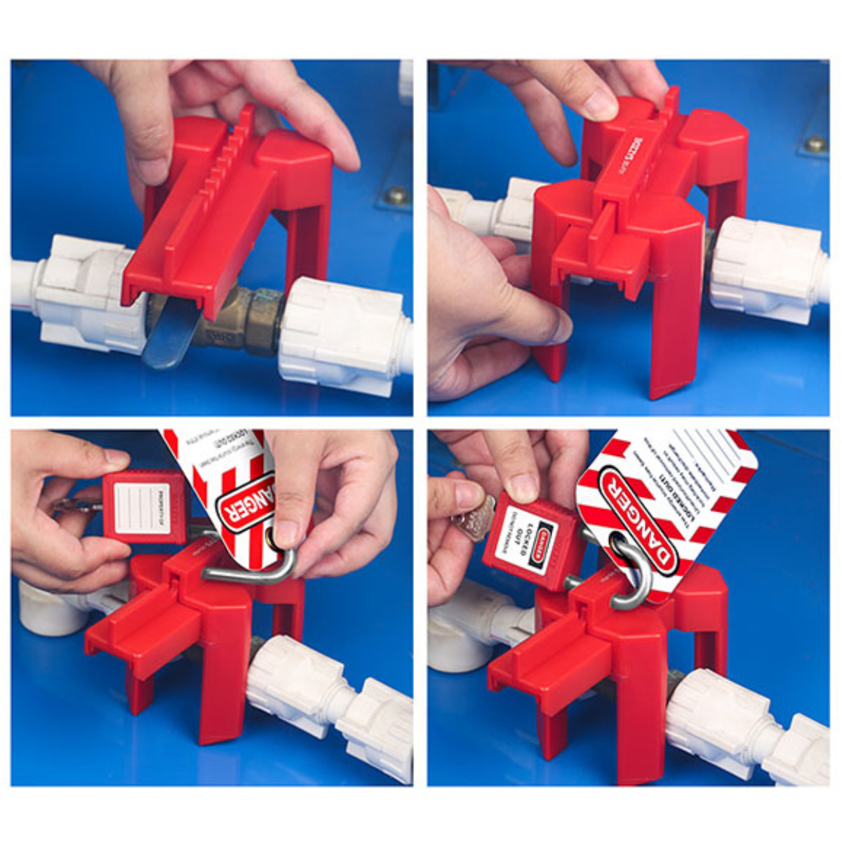 Verrouillage de robinet à tournant sphérique réglable PZ-V01D – Image 2