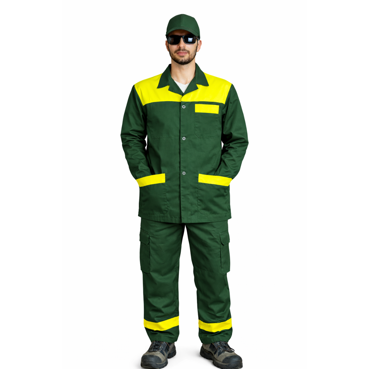 Veste & Pantalon en serge environnement