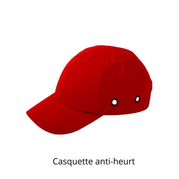 Casquette de protection anti-heurt (EN 812)