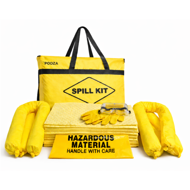 Kit Anti-Déversement Chimique Jaune – PODZA