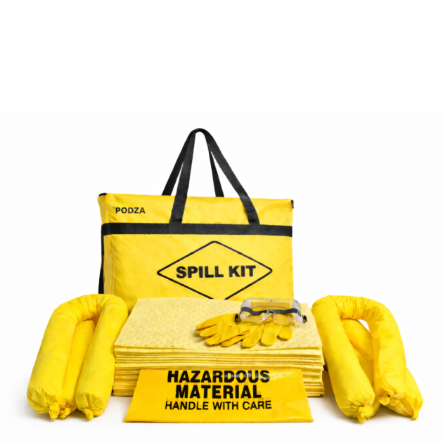 Kit Anti-Déversement Chimique Jaune – PODZA